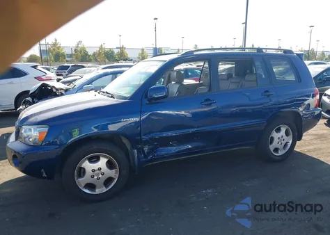 2005 Toyota Highlander Limited V6 from USA, damaged, VIN JTEDP21A650054938